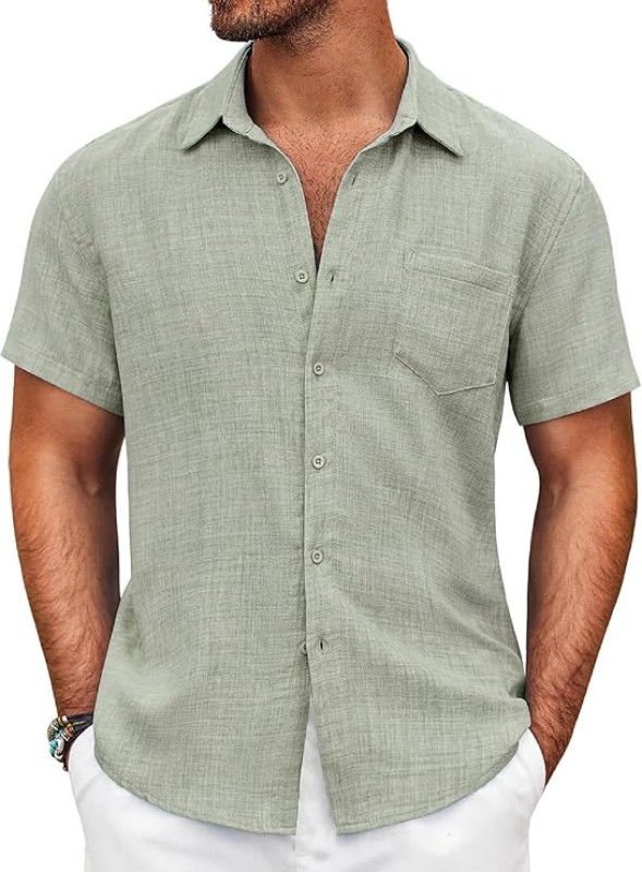 Lymio Men Cotton Regular Fit Shirt
