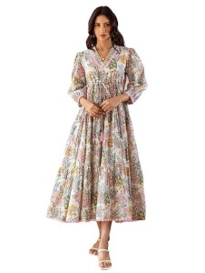 GRECIILOOKS Dress for Women Stylish