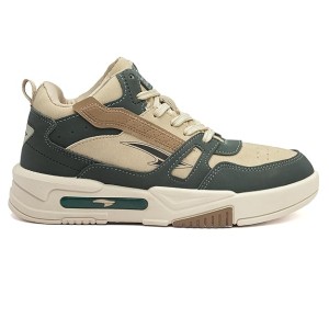 Casual Sneaker Shoes with Synthetic Upper Lightweight Comfortable Mid Top Sneaker Shoes